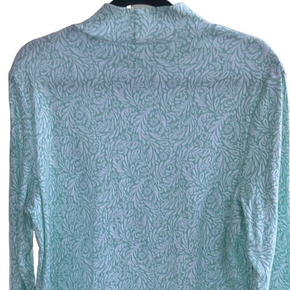 Croft & Barrow 100% Cotton Shirt High Neck Stretch Lightweight Top Size XXL - Picture 4 of 9